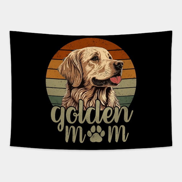 Golden Mom Dog Lover Tapestry by Jason Smith