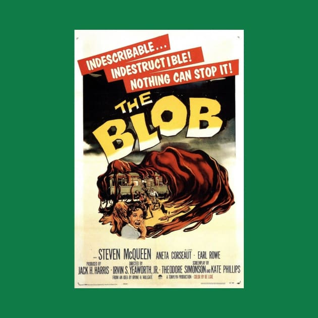 Vintage Movie - The Blob poster by Kleiertees