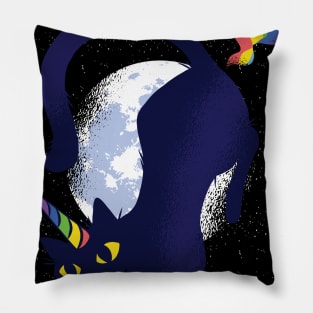 Funny Cat Unicorn Pillow