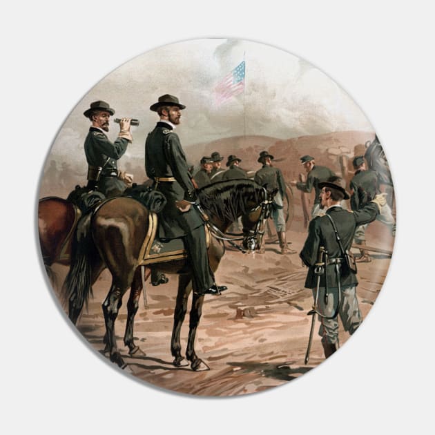 General Sherman At The Siege of Atlanta Pin by warishellstore