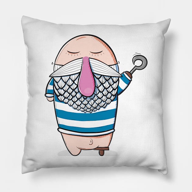 Jack the sailor Pillow by dreadpen