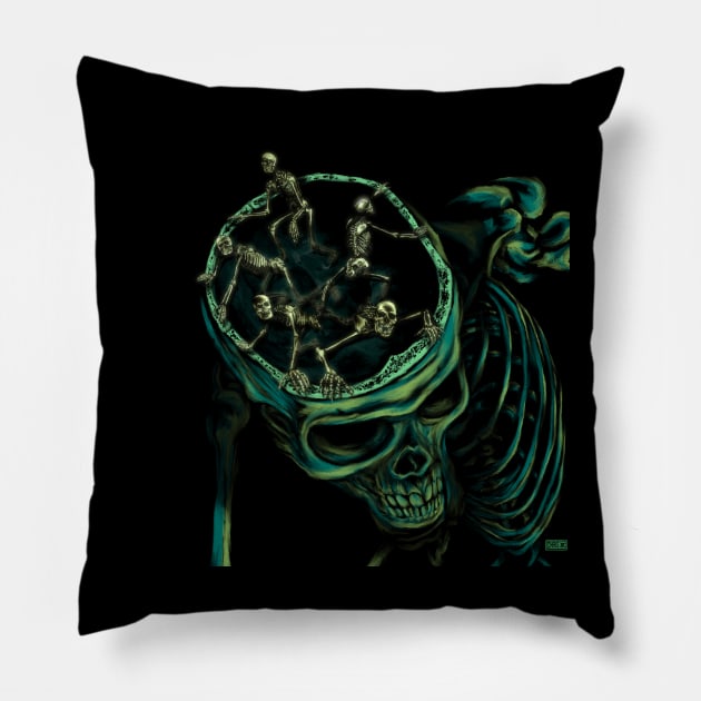 THOUGHT TUB Pillow by Chris LaBonte