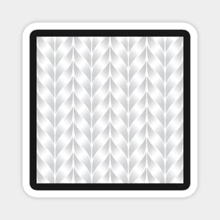Grey Leaf Pattern Magnet