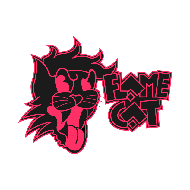 StrayCat FlameCat Black and Red by FlameCat