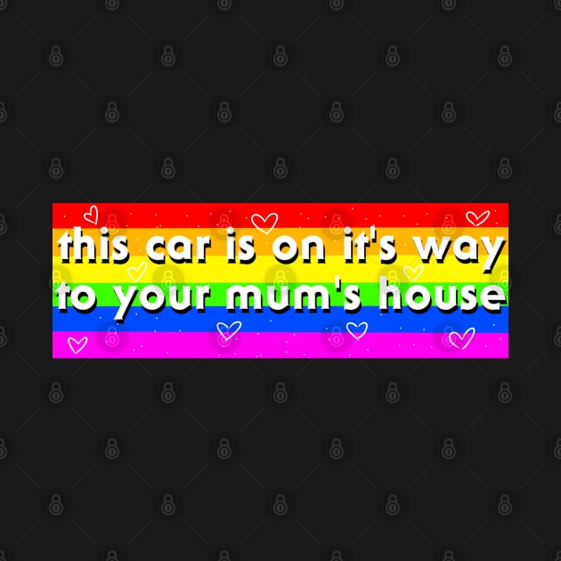 ur mum bumper sticker by casserolestan