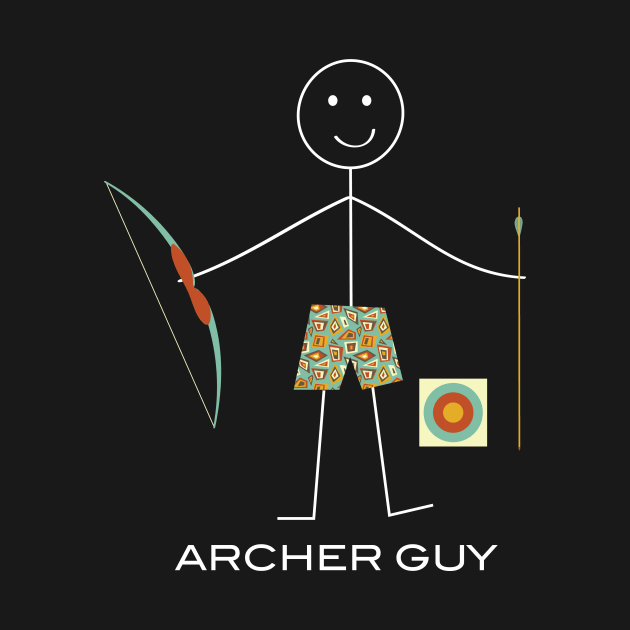 Funny Mens Archery Design by whyitsme