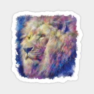 Lion Portrait Magnet