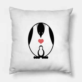 Penguin Family Pillow