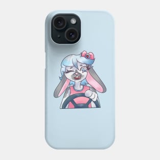 Cute Bunny Girl Driving Design Phone Case