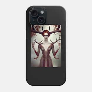 The Goddess of the Cervidae Phone Case