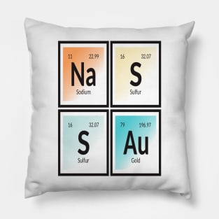 Nassau Table of Elements Pillow