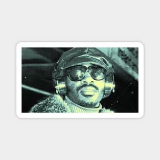 Younger Stevie Wonder Mint Magnet