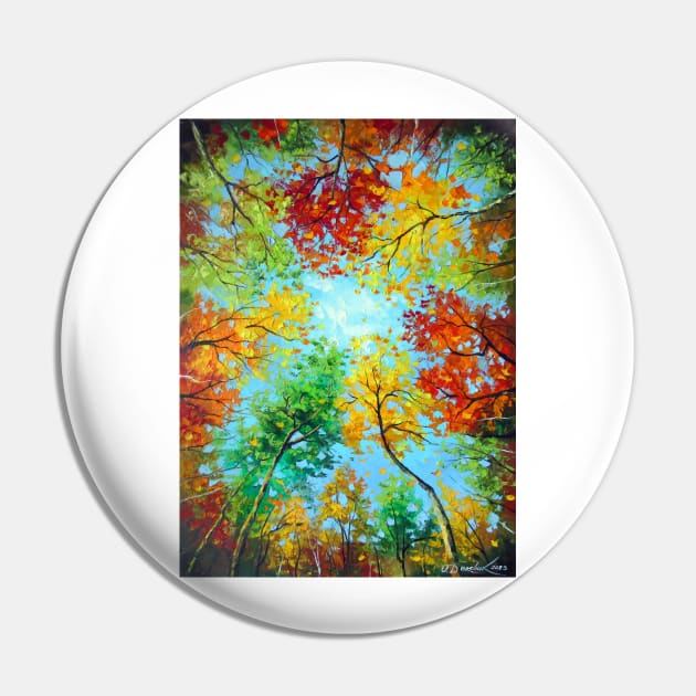 Autumn trees Pin by OLHADARCHUKART