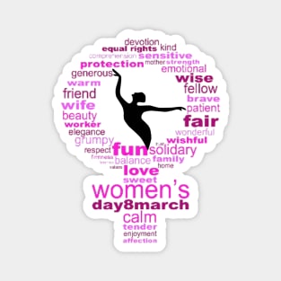 IWD - Woman Empowerment Magnet