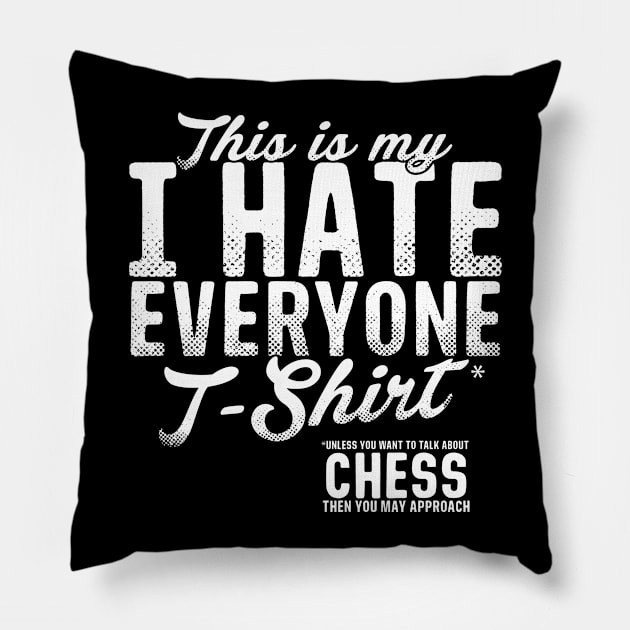 Chess Humor Gift Pillow by RJCatch