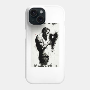 Man Holding On To Love For Dear Life Phone Case