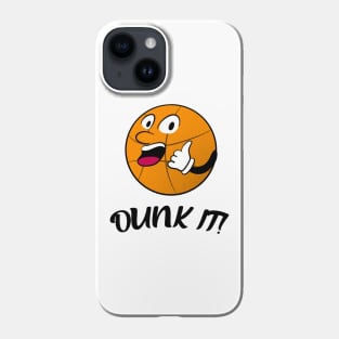 Funny Basketball Retro Cartoon Basketball Player Phone Case