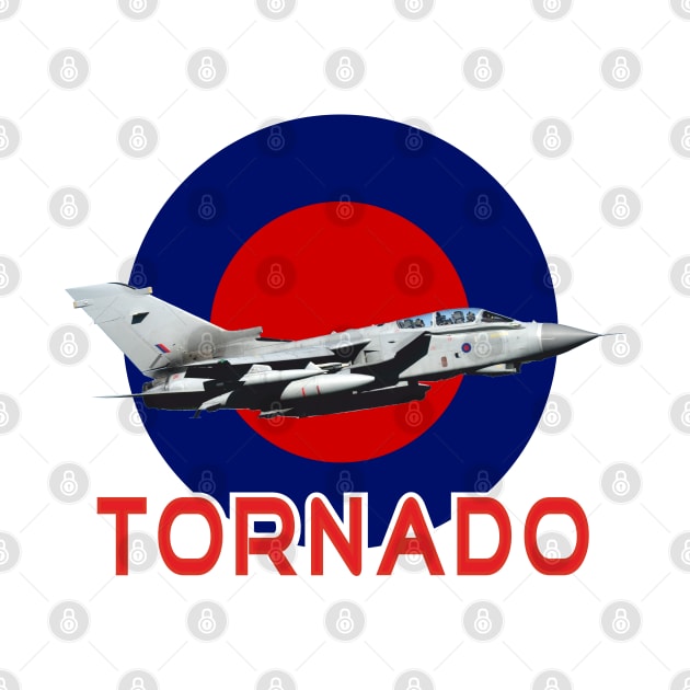 RAF Tornado  aircraft in RAF Roundel by AJ techDesigns