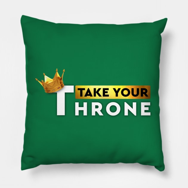 Take Your Throne Pillow by Lehjun Shop