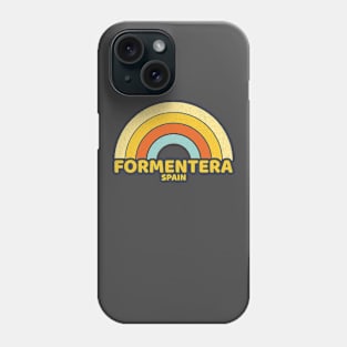 Retro Formentera Spain Phone Case