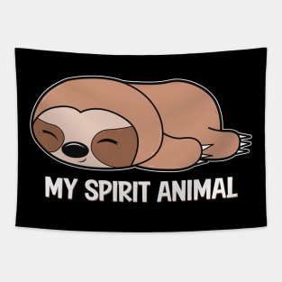 Sloth Spirit Animal Tapestry