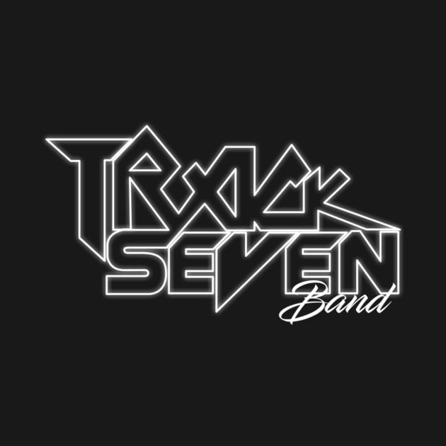 White graffiti logo Track Seven Band by TrackSevenBand