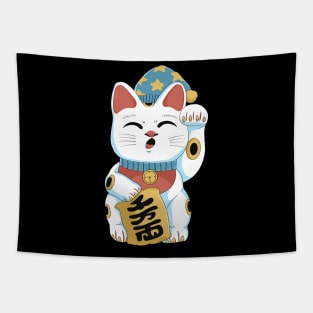 Lucky Cat Sleepy Tapestry