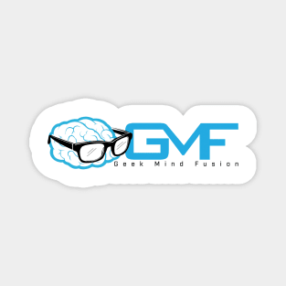 Geek Mind Fusion Logo Horizontal (Light Colors) Magnet