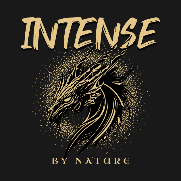 Intense By Nature Quote Motivational Inspirational by Cubebox