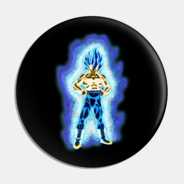 Vegeta Super Saiyan Blue Evolution Vegeta Spilla Teepublic It