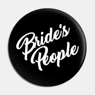 Bride's People Pin