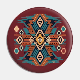 Aztec print Pin