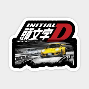 Initial D FD RX7 Stage 1 Drifting - Keisuke Takahashi vs Hideo Minagawa Magnet