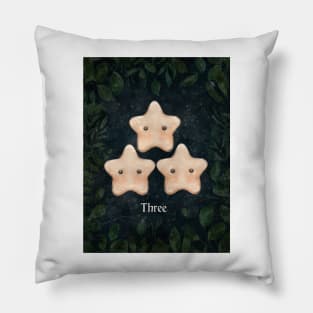 3 Celestial Nursery Wall Art| Cute Baby Star Counting Series| Forest Nursery Theme Wall Art| Star Nursery Wall Art Pillow