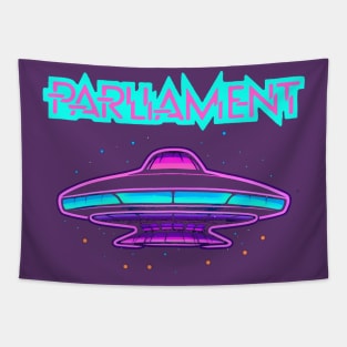 Parliament Funkadelic Retro Mothership UFO Rock Funk Throwback Tapestry