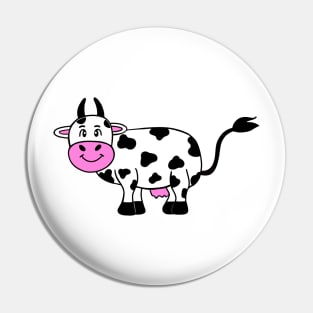 COW  Lover Funny Cow Art Pin