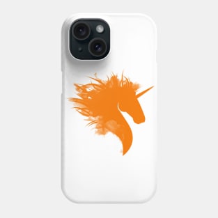 Orange Unicorn Phone Case