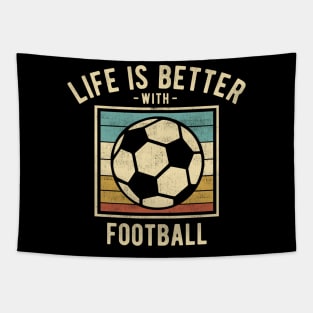 Football Sayings -  Retro Funny Football Lovers Gift Tapestry