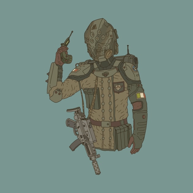 Italian sci fi soldier. by JJadx