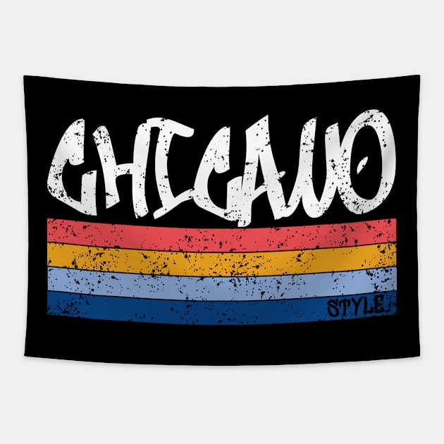 Chicano Style Colorful Tapestry by Tesign2020