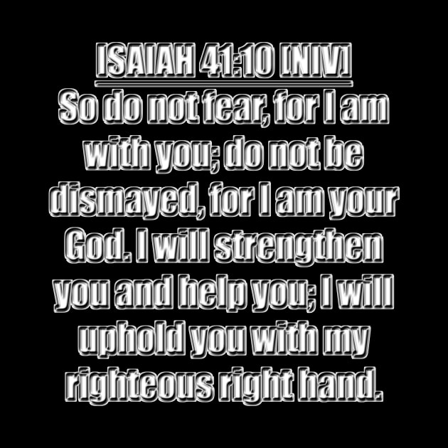 Isaiah 41:10 NIV by Holy Bible Verses