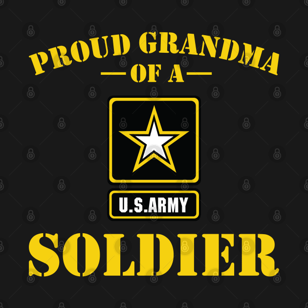 Proud Grandma of U.S Army Soldier by Litho