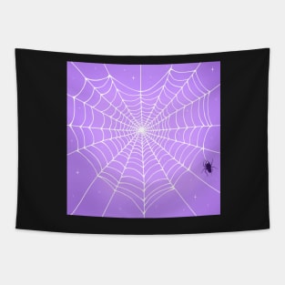 Heart Spider Web Tapestry