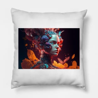 Living Life In Colour Series - Beautiful Girl Pillow