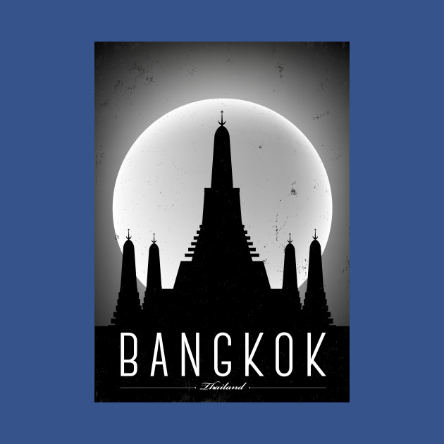 Disover Bangkok Poster Design - Bangkok - T-Shirt