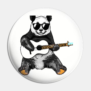Guitar Panda Pin