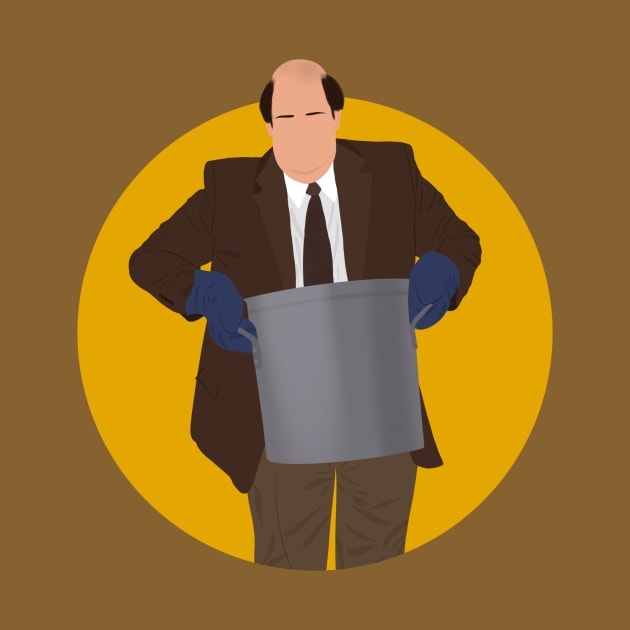 Office Kevin Malone with Chili Pot Meme Fan Art by senaeksi