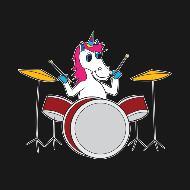 Best Drummer Shirt Unicorn Drumset Gift Best Drummer