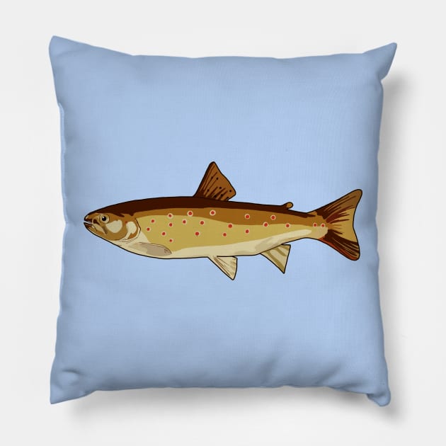 Trouty Pillow by DashingGecko