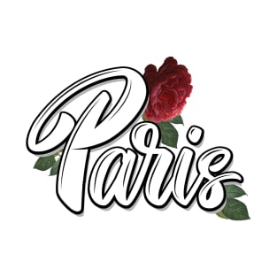 Paris France Rose T-Shirt